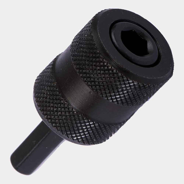 1-3/4-inch OAL quick-insert, spring-out metal chuck with locked retaining ring for 2-inch+ power bits