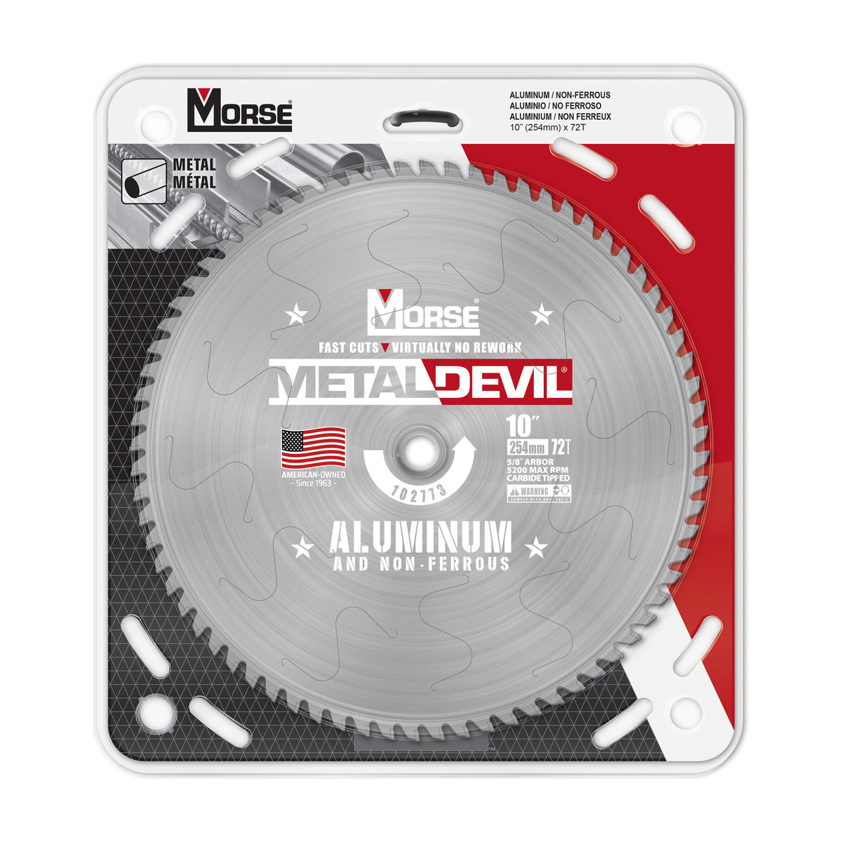 Part 102773 in MK Morse Metal Devil packaging