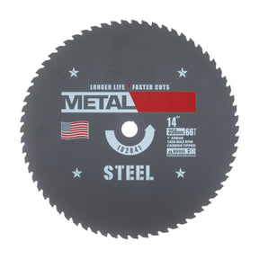 ITM METAL 14 inch 66-tooth metal-cutting circular saw blade for steel, part 102841