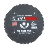 14" x 90T Metal-Cutting Circular Saw Blade for Stainless Steel