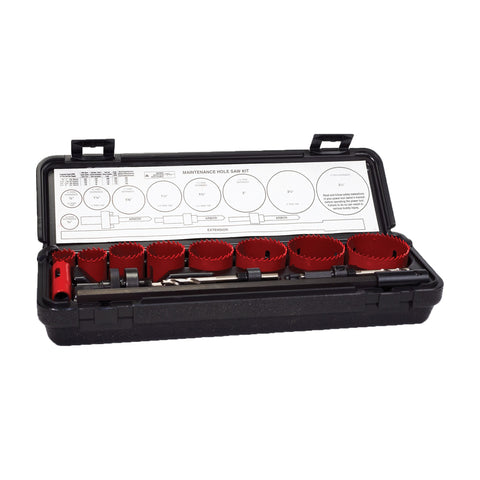 Maintenance Hole Saw Kit, 11 Piece