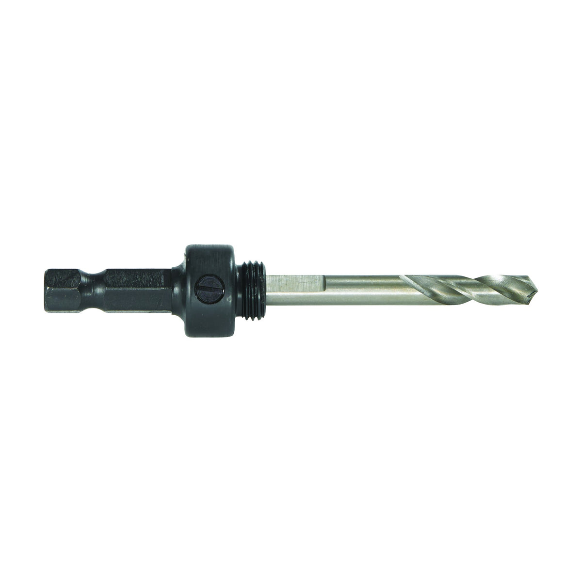 ITM ARB-2 hole saw arbor, 3/8 inch hex shank with 1/2-20 thread and pilot drill