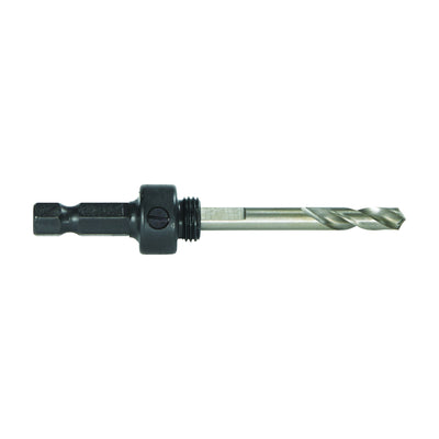 ITM ARB-2 hole saw arbor, 3/8 inch hex shank with 1/2-20 thread and pilot drill