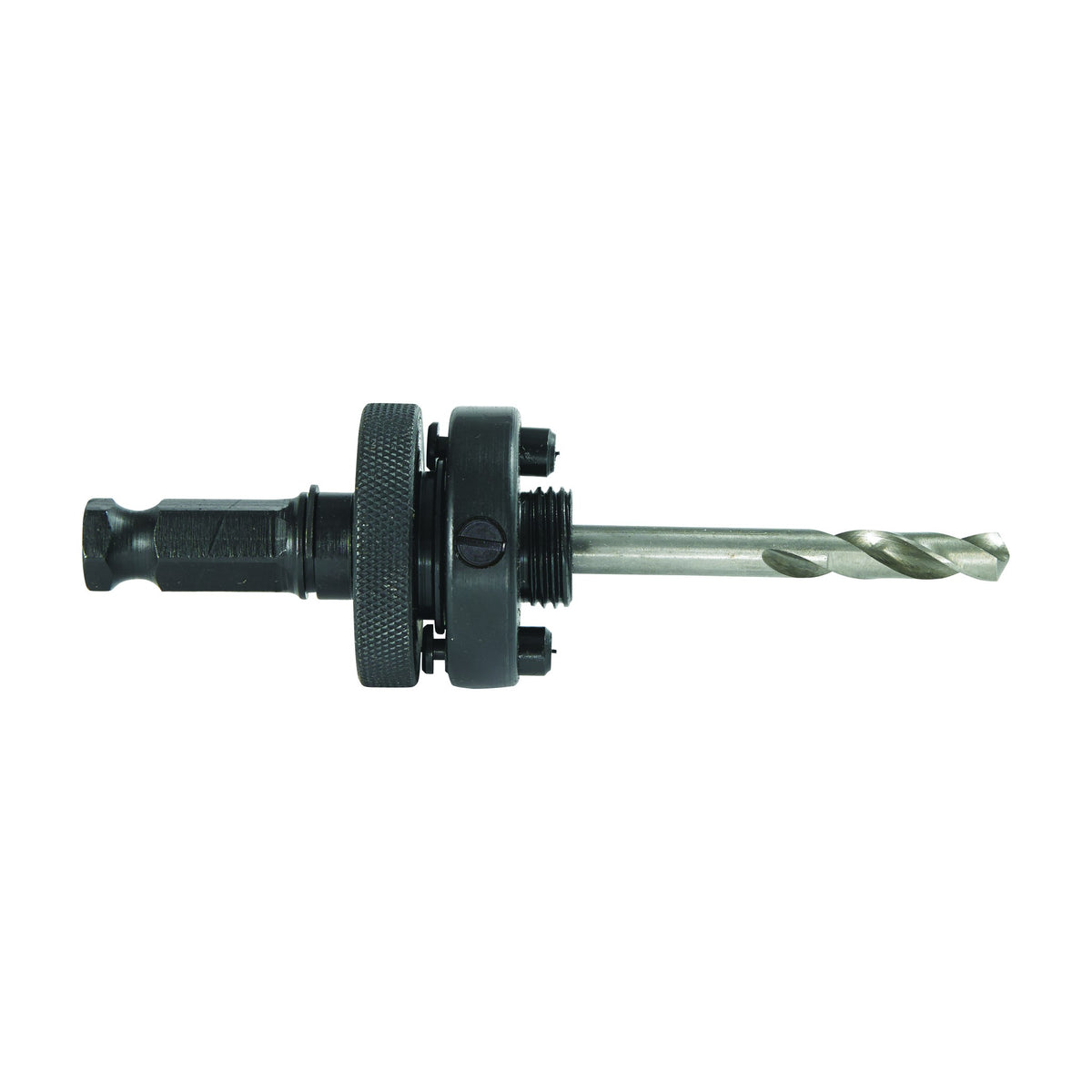 ITM ARB-5 hole saw pin arbor, 7/16 inch hex shank with 5/8-18 thread and pilot drill