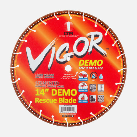 14" Demo Rescue Diamond Cutting Wheel
