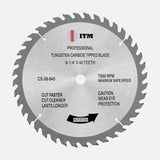 8-1/4" x 40T Carbide Tipped Circular Saw Blade