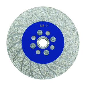 ITM 4-1/2 inch double-sided diamond grinding and cutting disc, back, part DDD-45
