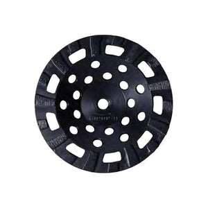 ITM 7 inch x 5/8-11 diamond grinding cup wheel, top view, part GCW-70T
