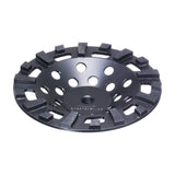 7" x 5/8"-11 Diamond Grinding Cup Wheel, 18 Segments