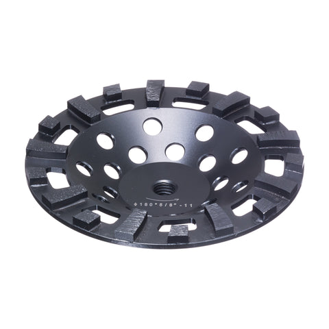 7" x 5/8"-11 Diamond Grinding Cup Wheel, 18 Segments