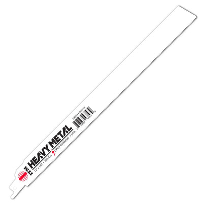 All-purpose metal-cutting reciprocating blades, bi-metal construction, heavy-metal rated