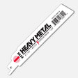 All-purpose metal-cutting reciprocating blades, bi-metal construction, heavy-metal rated