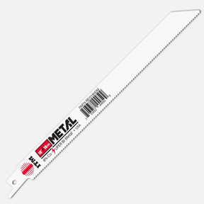 Durable metal-cutting recip saw blades 4–12 inch OAL, bi-metal with 8% cobalt teeth, USA made