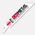 Durable metal-cutting recip saw blades 4–12 inch OAL, bi-metal with 8% cobalt teeth, USA made
