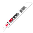 Durable metal-cutting recip saw blades 4–12 inch OAL, bi-metal with 8% cobalt teeth, USA made