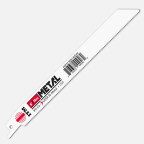 Durable metal-cutting recip saw blades 4–12 inch OAL, bi-metal with 8% cobalt teeth, USA made