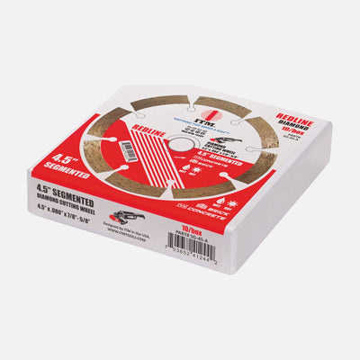 ITM Redline segmented diamond cutting wheels in a box of 10