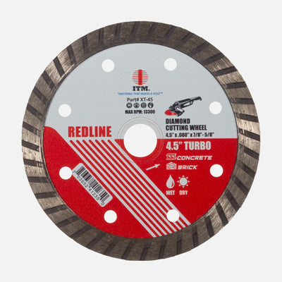 ITM Redline turbo rim diamond cutting wheel, XT series