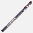 1/4-inch HSS pilot drill bit, flat or 3-step design, arbor-compatible, for precise drilling in steel, wood, plastics, mild stainless, copper, and sheet metal with power drills or drill presses