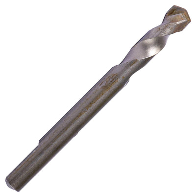 1/4-inch HSS pilot drill bit, flat or 3-step design, arbor-compatible, for precise drilling in steel, wood, plastics, mild stainless, copper, and sheet metal with power drills or drill presses