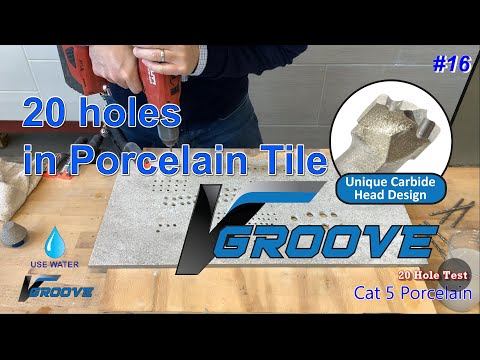 3/8" x 6" V-Groove Tile Drill Bits video