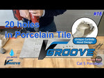 3/8" x 6" V-Groove Tile Drill Bits video