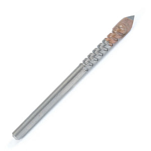 Razor cutter tungsten carbide glass drill, ideal for drilling glass, ceramic tile, mirrors, and plastic with minimal chipping and smooth edges