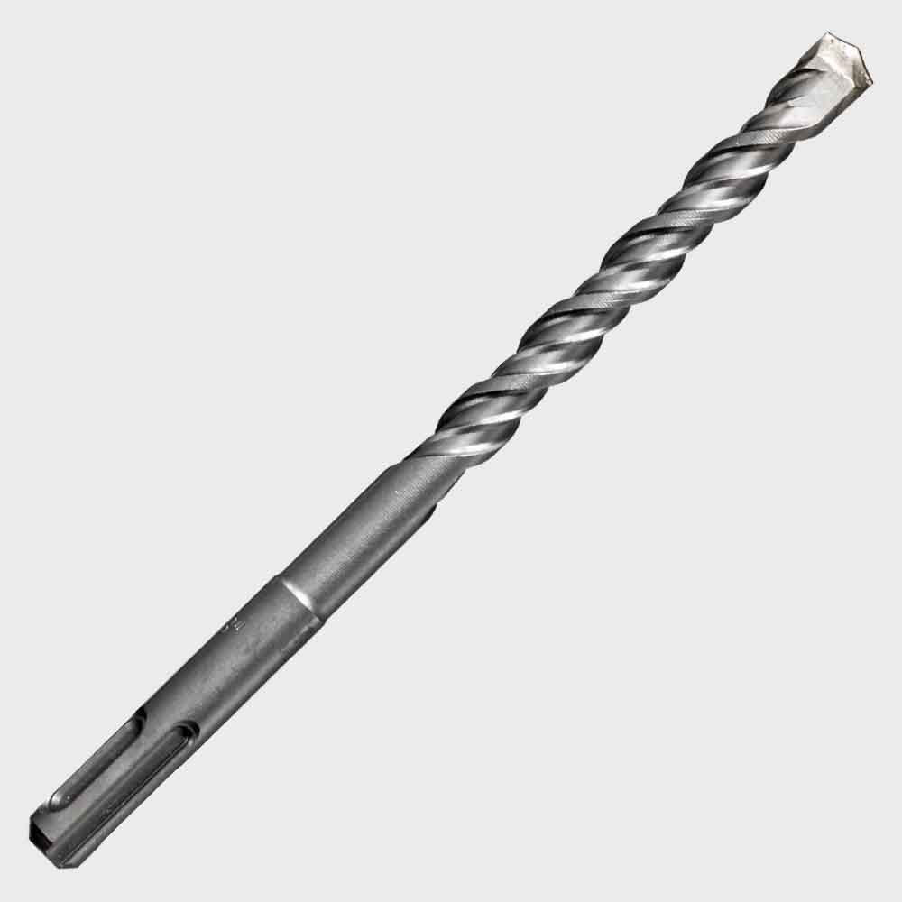 SDS-PLUS Redline rotary hammer bit with 2-cutter carbide tip for drilling mild concrete