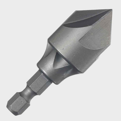 M2 HSS 90-Degree Inner Rim Reamer with Hex Shaft for Electricians
