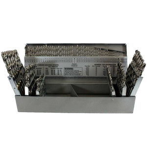 115-Piece 118º  Bright HSS, 1/16 - 1/2 by 64ths, #1- #60, A-Z