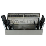 115-Piece 118º  Blk Oxide, 1/16 - 1/2 by 64ths, #1- #60, A-Z