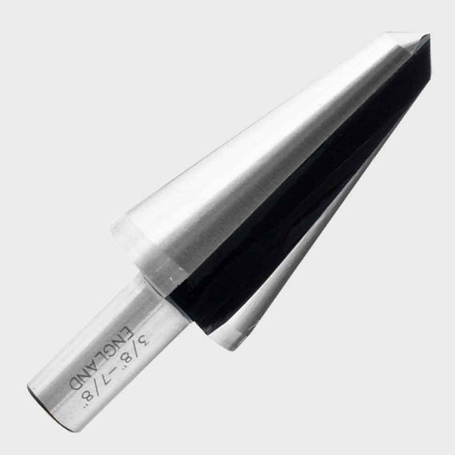 5-step drill bit, HEX non-slip shank, 2-fast spiral flutes, for steel, aluminum, copper, plastics