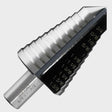 11-step drill bit, HEX non-slip shank, 2-fast spiral flutes, for steel, aluminum, copper, plastics
