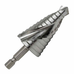 1/4” hex impact shank drill bit, M2 HSS, self-starting split point for plastics, copper, aluminum, steel