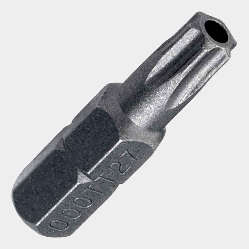 5/16-inch hex Star Tamper insert bit, 1-1/4-inch long, for tamper-resistant Torx® screws and power tool applications
