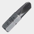 #3 1-inch Tri-Wing® Tamper insert screwdriver bit with 1/4-inch hex shank, compatible with power drills and manual drivers