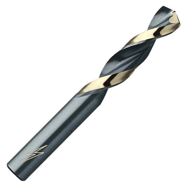Triumph 7/64 inch 135° HD Mechanics Length Drills, part 033307 (shown: 060404 sibling (T4HD black & gold stubby/mechanics drill))