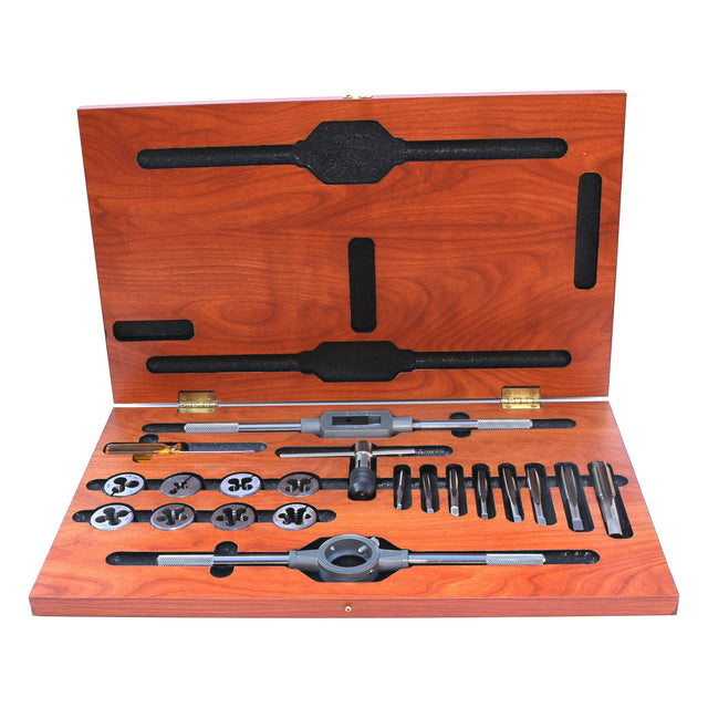 Triumph 20-Piece Tap & Round Adjustable Die Set, UNF, 1/4 inch - 3/4 inch, part 2000RF20