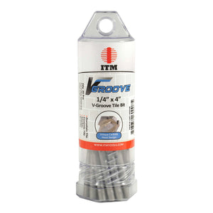 Serrated V-Groove Tile Drill Bits