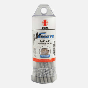 Serrated V-Groove Tile Drill Bits