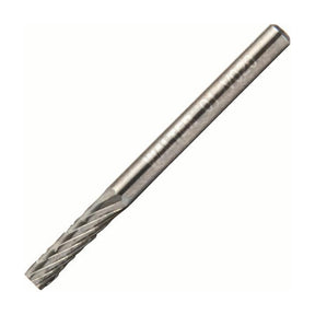 Walter 1/8 inch cylindrical carbide burr, double cut, part 01V020