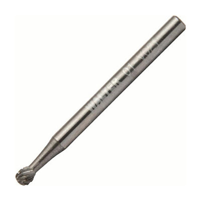 Walter 1/8 inch ball carbide burr, double cut, part 01V021