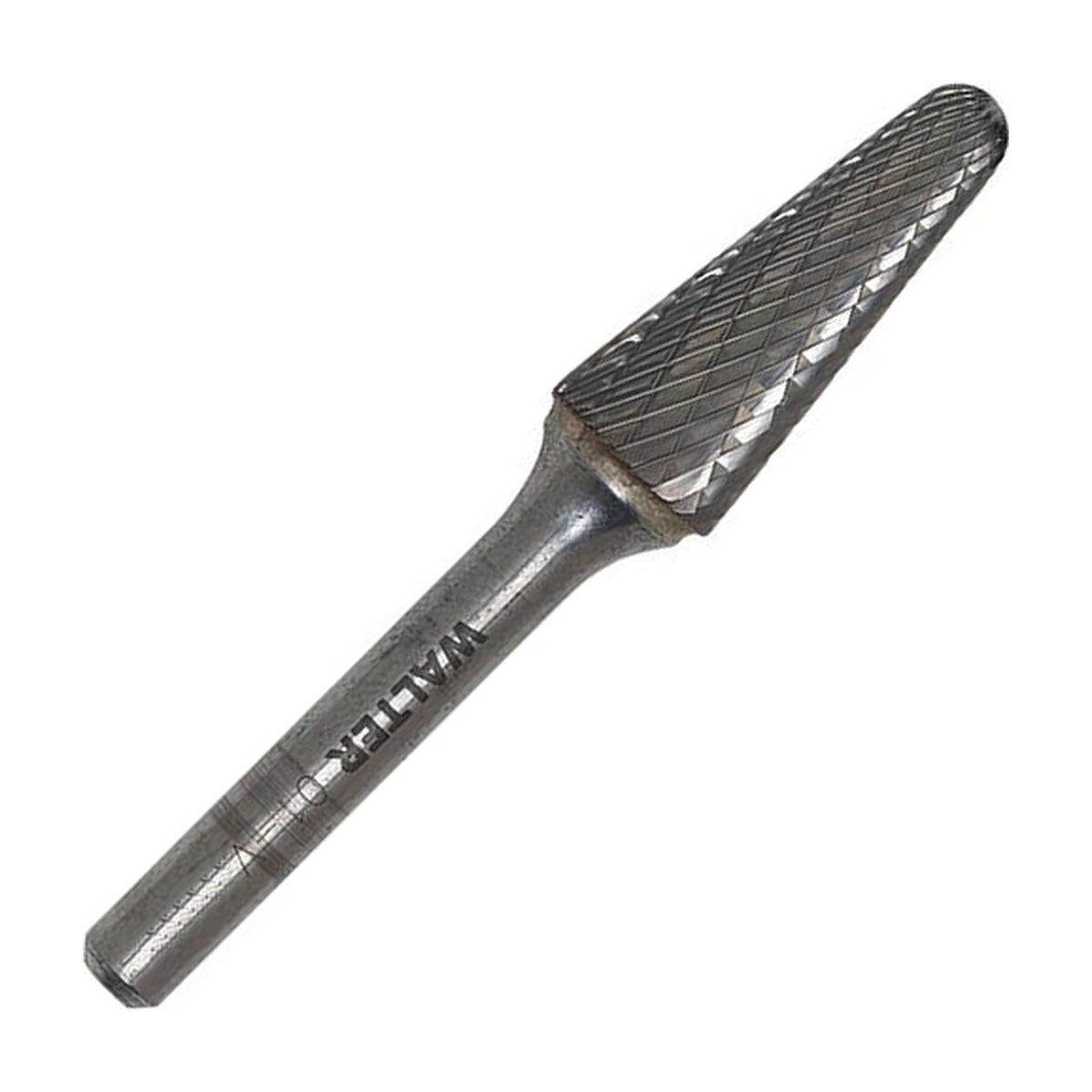 Walter 1/8 inch cone, 14° carbide burr, double cut, part 01V024