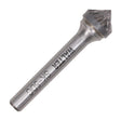 Walter 3/8 inch 90° countersink carbide burr, double cut, part 01V067