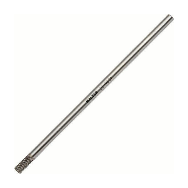 Walter 1/4 inch cylindrical carbide burr, double cut, part 01V601