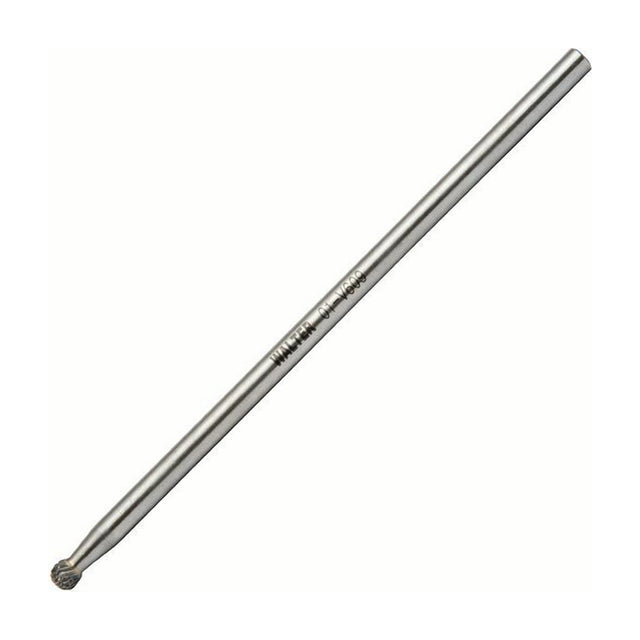 Walter 1/4 inch ball carbide burr, double cut, part 01V609