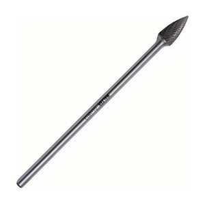 Walter 1/2 inch pointed tree carbide burr, double cut, part 01V613