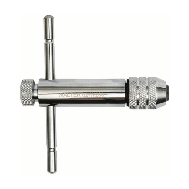 Walter #2-T T-Handle Tap Wrench with 3-Position Ratchet, 1/4 inch to 1/2 inch Capacity, part 02W200