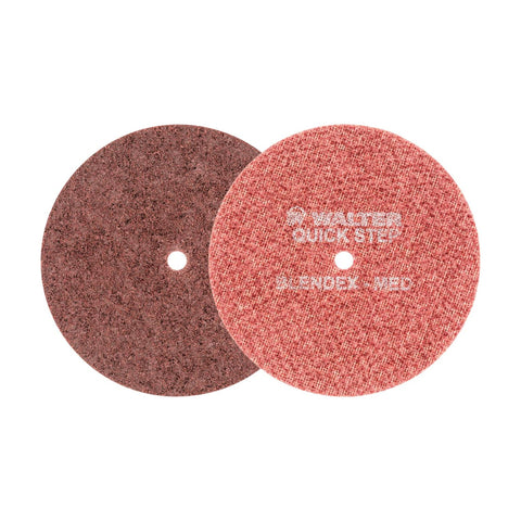 6" QUICK-STEP BLENDEX Hook & Loop Disc, Medium