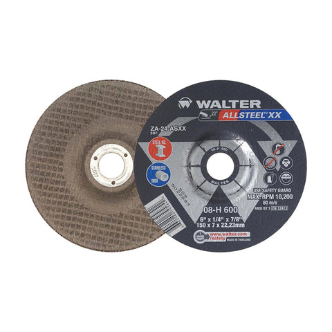 6" x 1/4" x 7/8" HP XX Grinding Wheel, Type 27